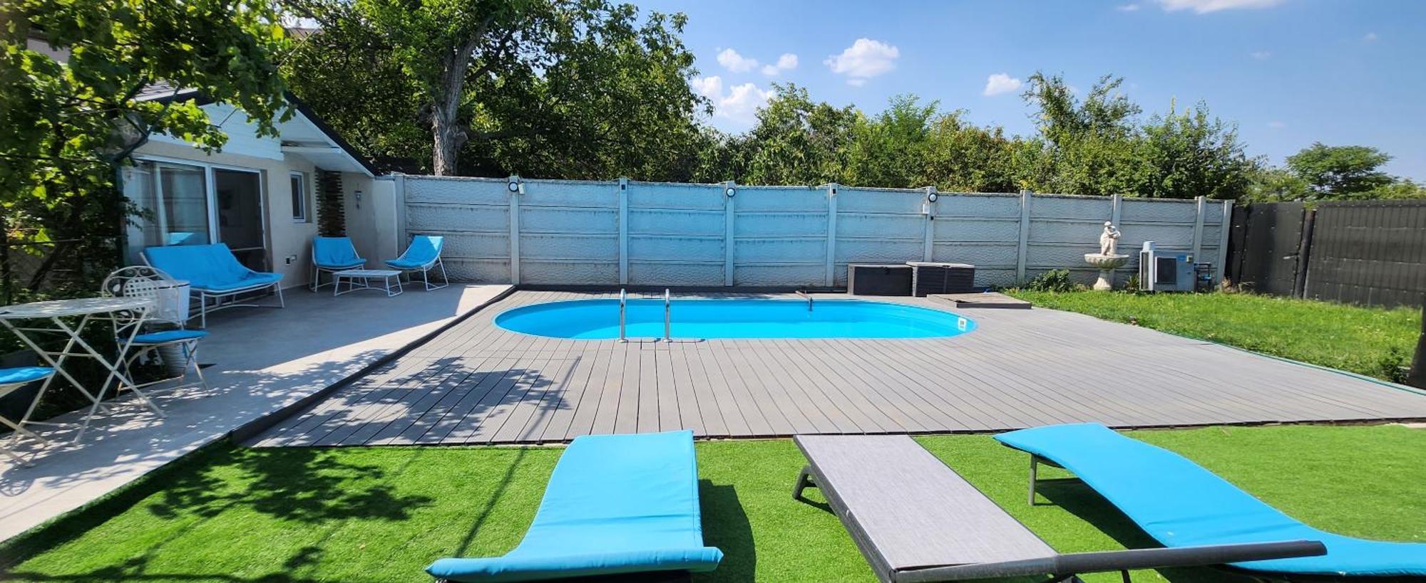 Morii Lake Pool Villa Bucarest Exterior foto